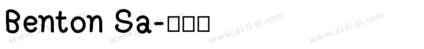 Benton Sa字体转换